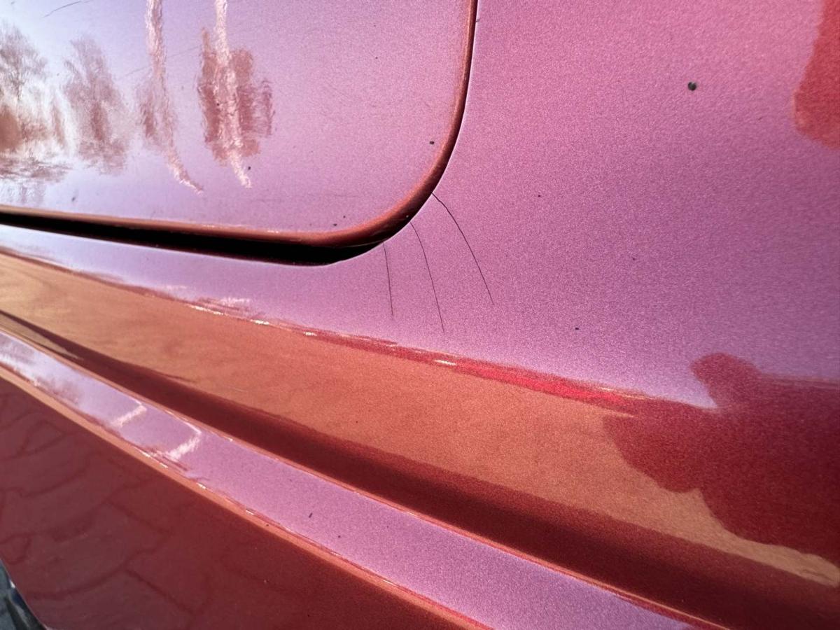 Toyota Paseo original Sto&szlig;stange Stossf&auml;nger hinten 3L9 Rotmetallic Bj.1997